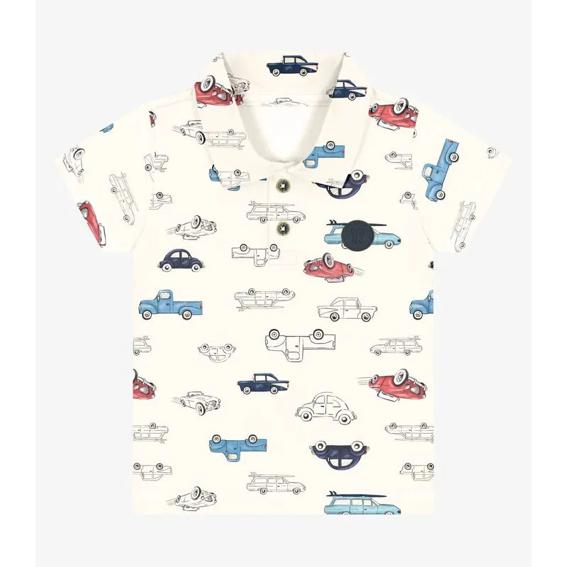 Camisa Polo Infantil Trick Nick Bege 2