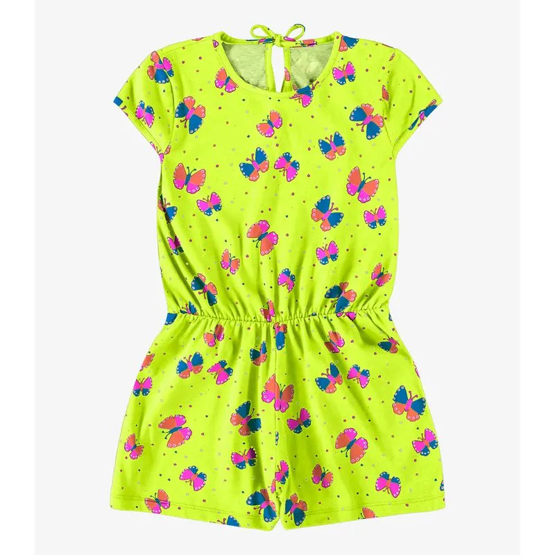 Macaquinho Infantil Estampado Rovi Kids Verde 12