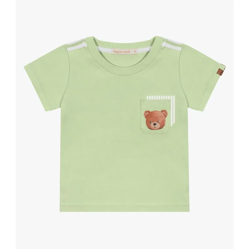 Camiseta Infantil Ursinho Trick Nick Verde P