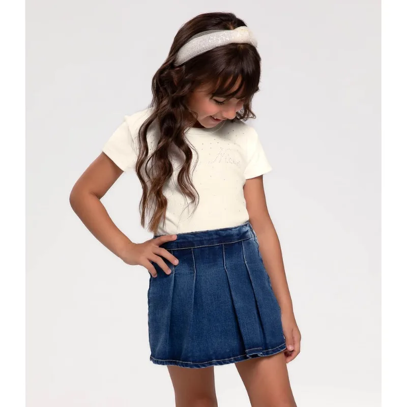 Blusa Infantil Em Ribana Trick Nick Bege 6