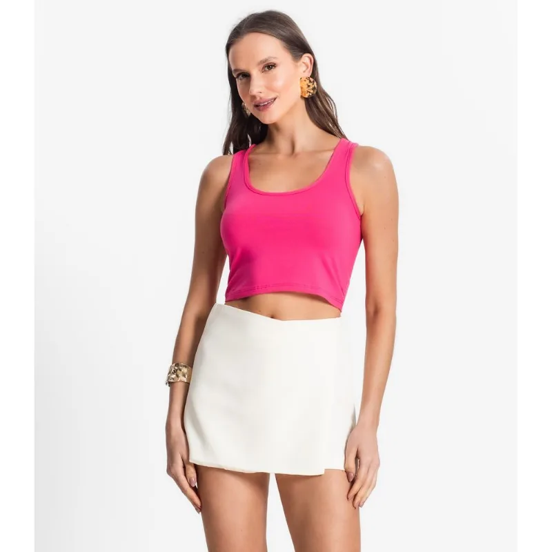 Regata De Cotton Leve Feminino Endless Rosa P