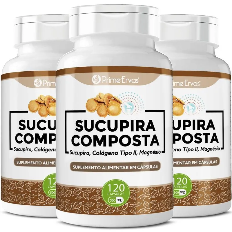 Kit 3x Cloreto De Magnésio Pa Com Sucupira E Colágeno Tipo 2