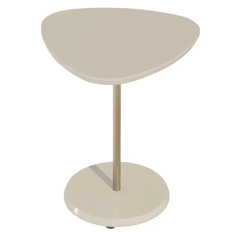 Mesa Apoio Alta Mdf Para Sala De Estar 51 Cm 4695 Off White Arly