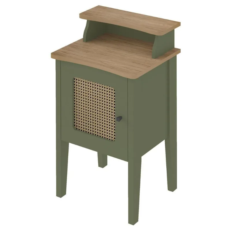 Mesa De Apoio Mdf Sala 43 Cm 4533 Menta Carvalho Arly Menta Carvalho