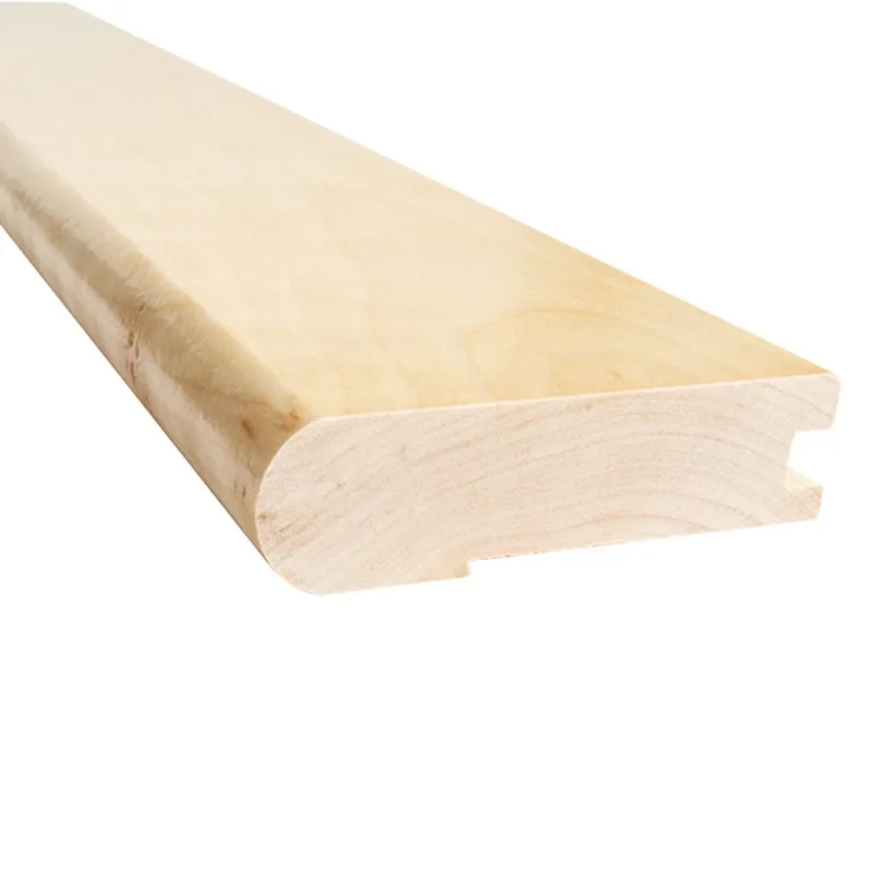 Mono Serra Stair Nosing - Unfinished - Birch Wood - 3/4-in T x 3 1/4 in W x 78-in L