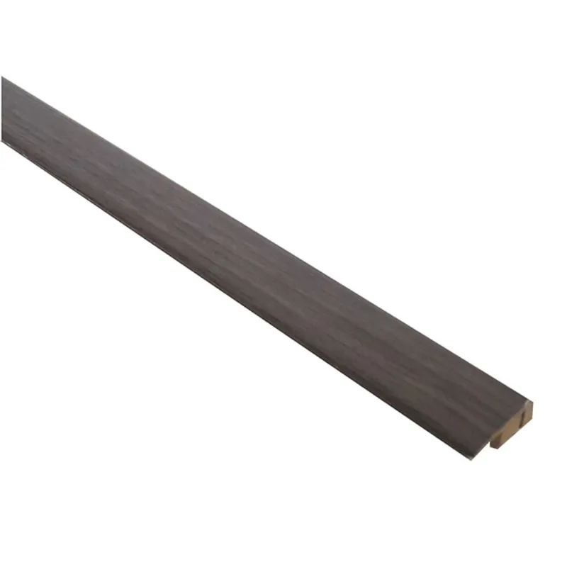 Mono Serra Laminate Reducer Moulding - 1.75 - in x 94 - in - Black - High Density Fiberboard