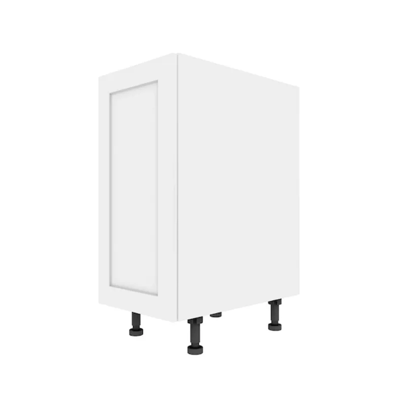 Landon & Co. ELITE Base Cabinet with 1 Door Shaker Style 15-in - White