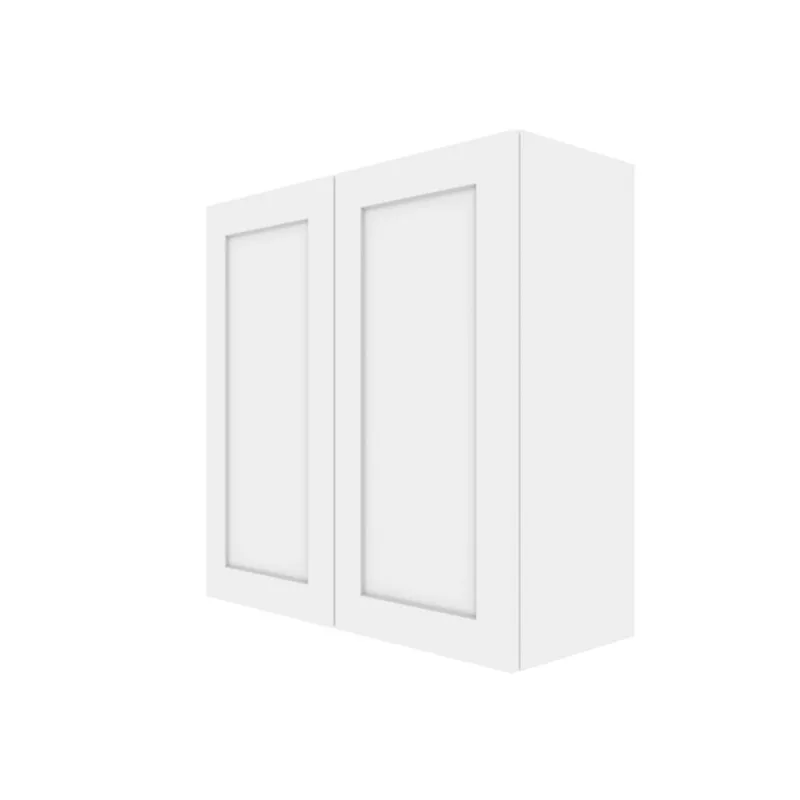 Landon & Co ELITE Wall Cabinet with 2 Doors Shaker Style 30-in W x 30.25-in H x 12-in D - White