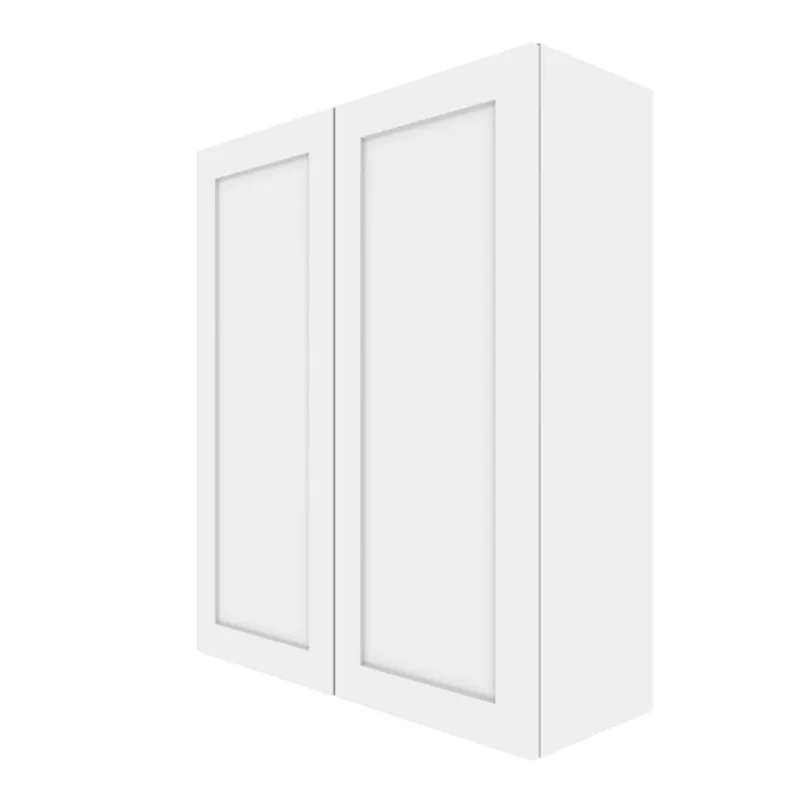 Landon & Co. ELITE Wall Cabinet with 2 Doors Shaker Style 33-in W x 39.25-in H x 12-in D - White