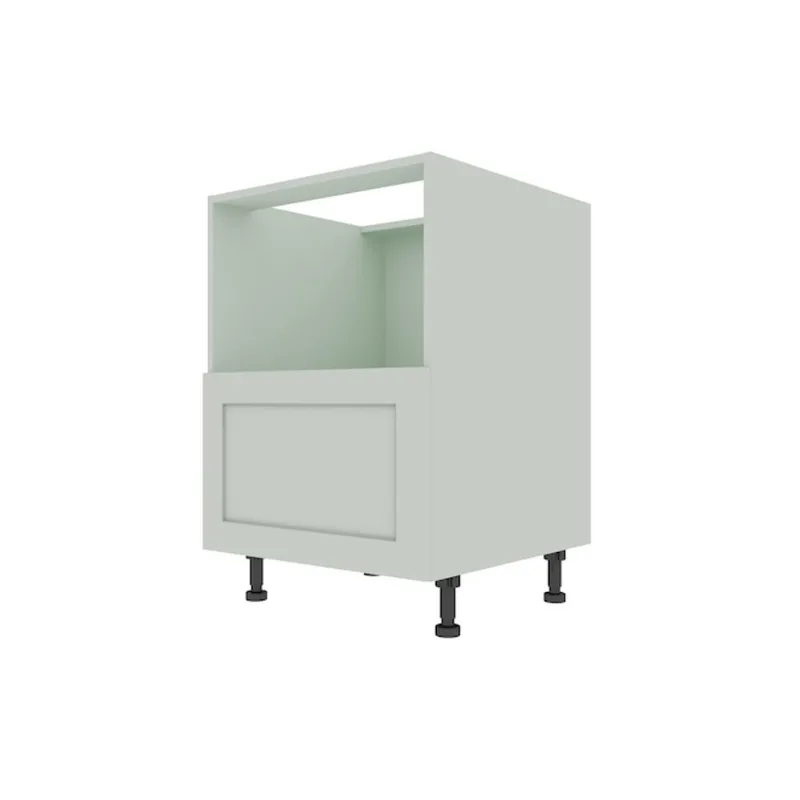 Landon & Co. ELITE Base Cabinet for Microwave with 1 Drawer Shaker Style 24-in - Grey