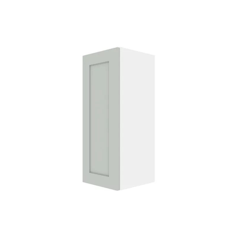 Landon & Co. ELITE Wall Cabinet with 1 Door Shaker Style 12-in W x 30.25-in H x 12-in D - Grey