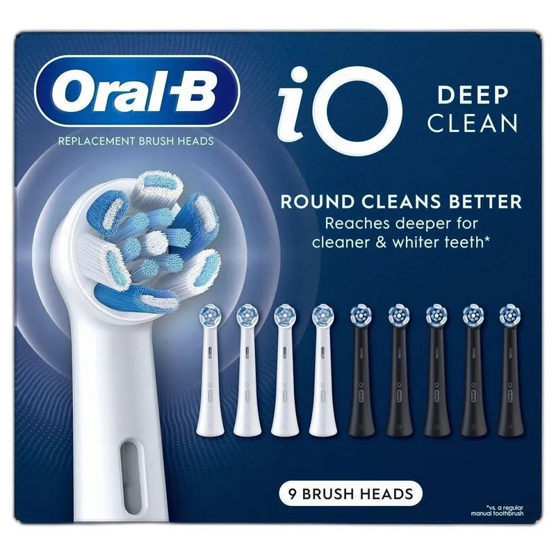 Oral B Io Deep Clea Refil Escova Elétrica Com 9 Unidades