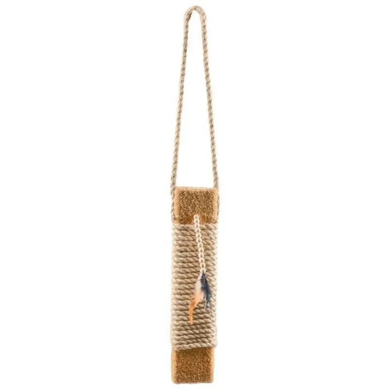 Cabide De Porta Cat Scratcher Kitty Com Utensílios De Brinquedo 12 X 4,5 X 74 Cm