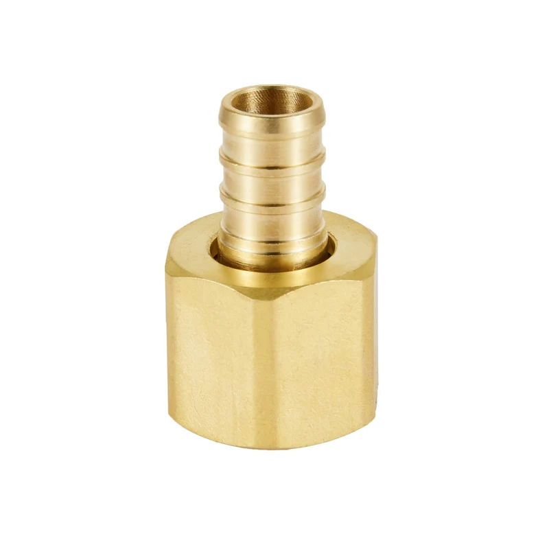 PEX-B Crimp x Female NPT Brass Swivel Adapter (Lead Free) - Pick Size to Add 3/4" PEX x 3/4" Female NPT / 1