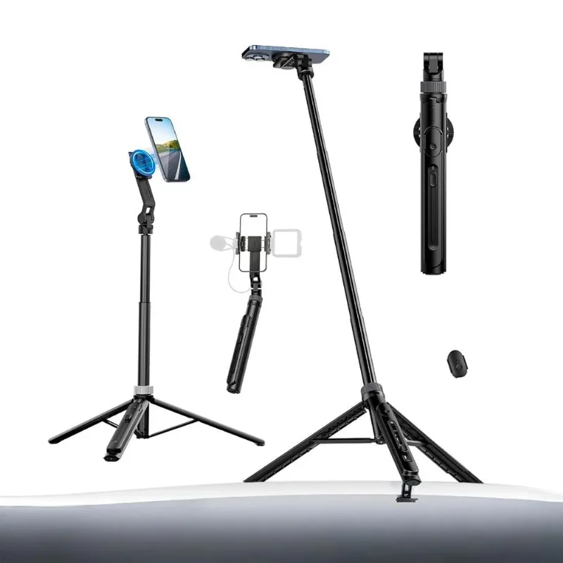 Trípode Ulanzi TT88 4 en 1 para Celular con MagSafe Modo Overhead y Control Bluetooth Desmontable