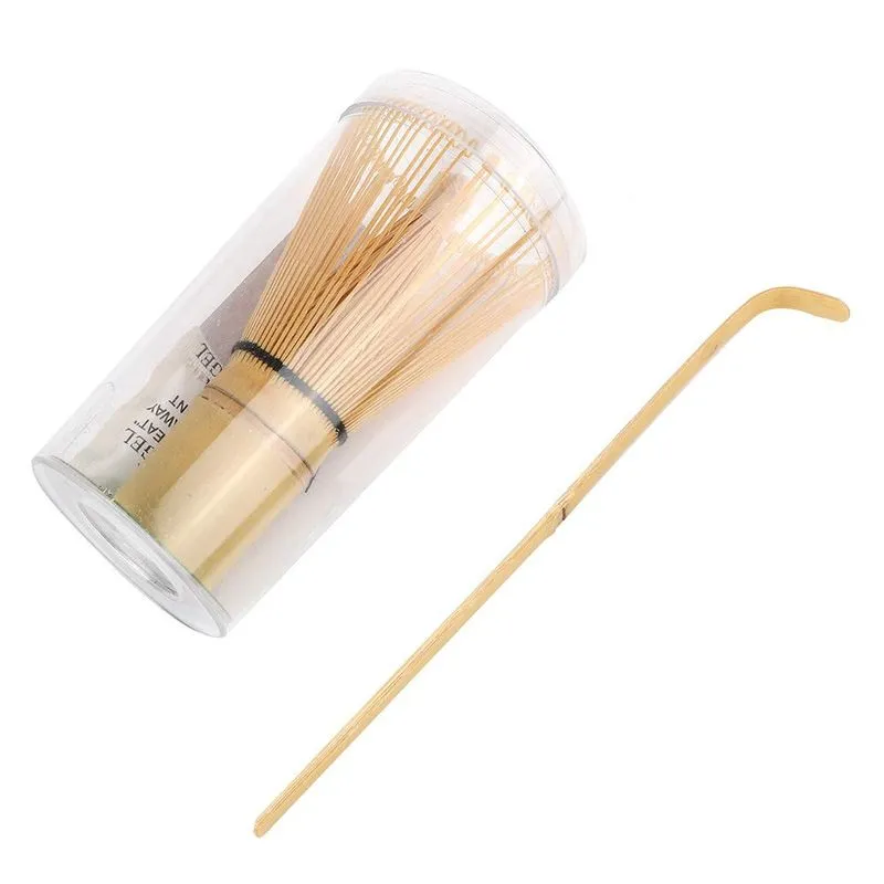 Conjunto De Fabricação De Matcha, Batedor E Colher De Bambu Natural Zpshyd