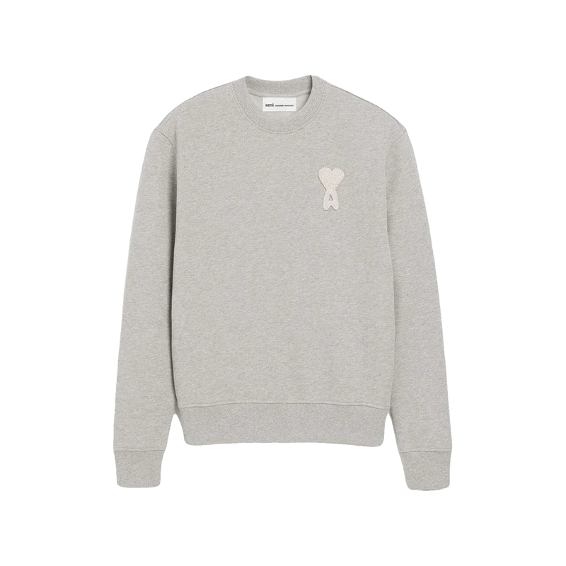 AMI Paris Crewneck Grey Classic Fit XXL / New / 109450