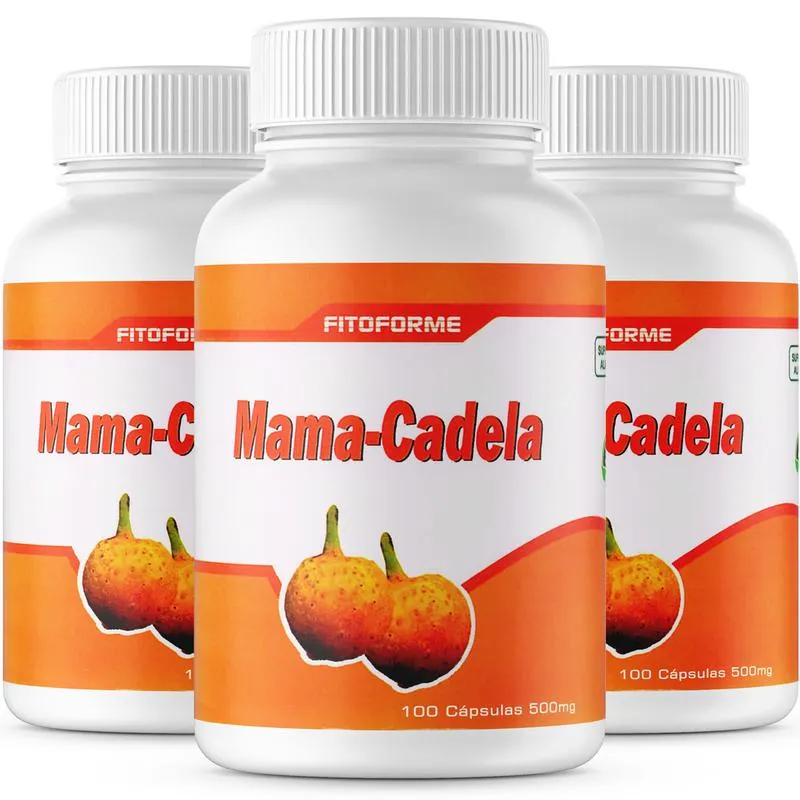 Kit 3 Potes Mama-cadela 500mg 100cps Fitoforme