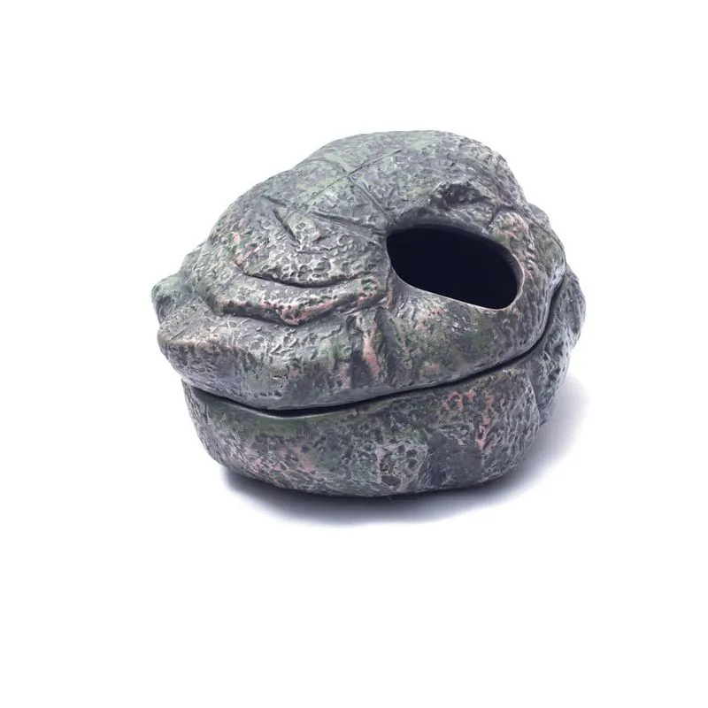 Abrigo De Répteis Zoo Med Abrigo De Répteis 3 Em 1 Cave Medium