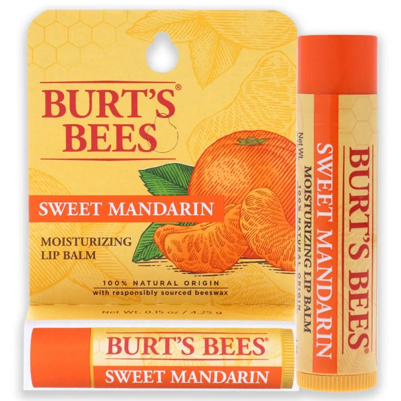 Bálsamo Labial Hidratante De Tangerina Doce Da Burts Bees Para Unise