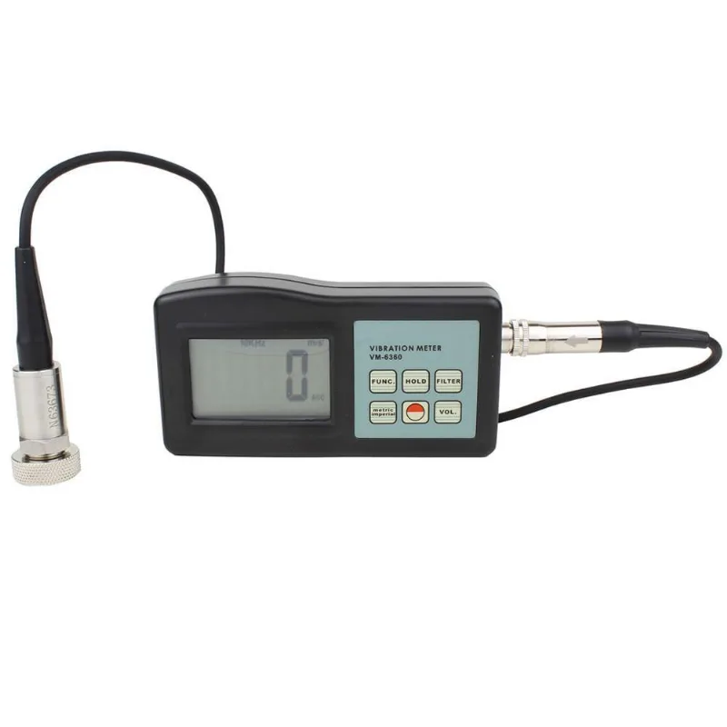Medidor De Vibração Digital Lcd Novotest.br Vm-6360