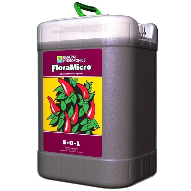 Fertilizante FloraMicro 5-0-1 22,7 litros - General Hydroponics General Hydroponics