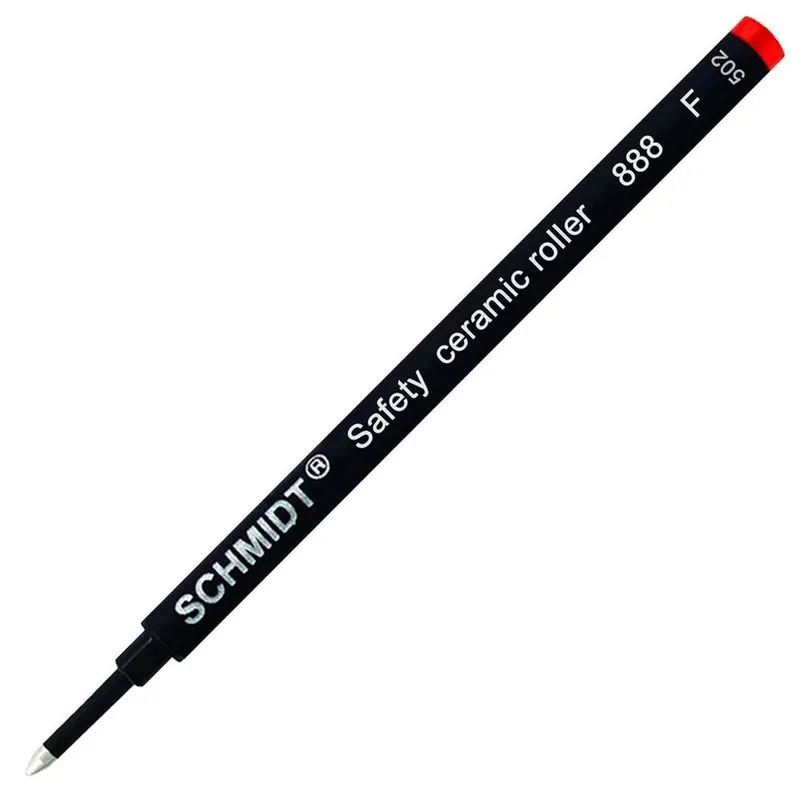 Carga Caneta Rollerball Schmidt 888 Ceramic Vermelha F