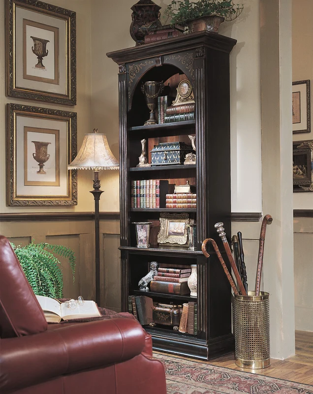 Hooker Furniture - Black Bookcase - 500-50-385 Black / 14" X 36" X 84.5"