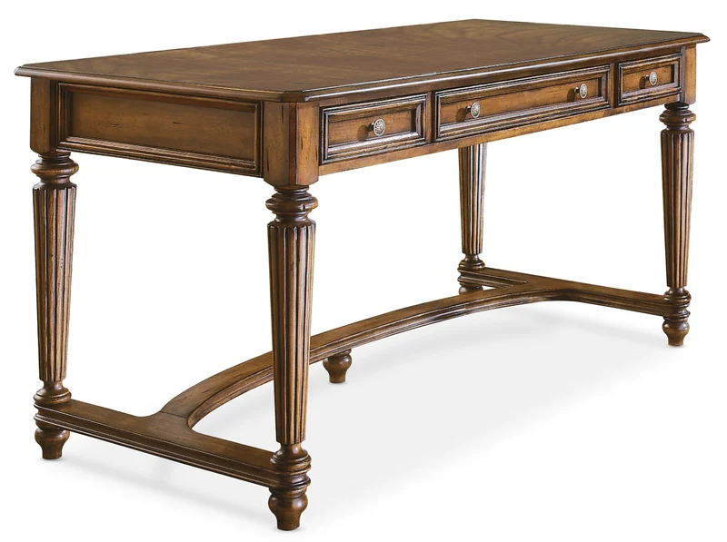 Hooker Furniture - Brookhaven Leg Desk - 281-10-458 Medium Brown / 30" X 60" X 30.25"