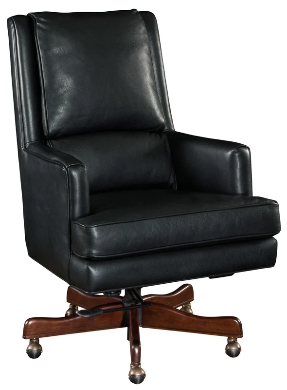 Hooker Furniture - Wright Executive Swivel Tilt Chair - EC387-099 Dark Grey / 37" X 25.5" X 45.25"