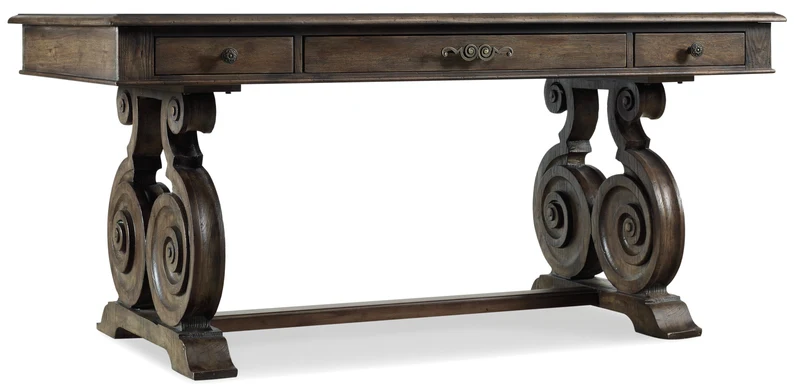 Hooker Furniture - Rhapsody Writing Desk - 5070-10459 Dark Brown / 34" X 66" X 31"