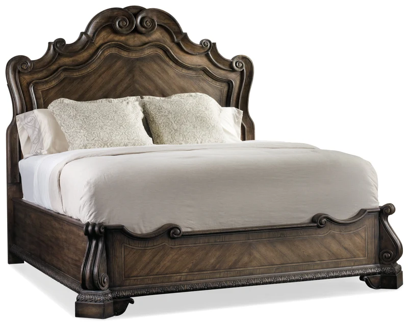 Hooker Furniture - Rhapsody King Panel Bed - 5070-90266 Medium Wood / King