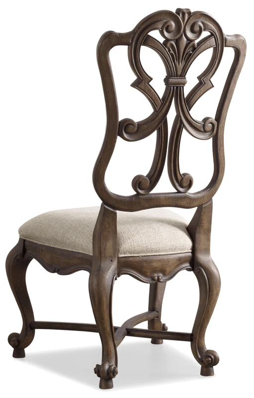 Hooker Furniture - Rhapsody Wood Back Side Chair - 5070-75411 Beige / 28" X 23.5" X 46"