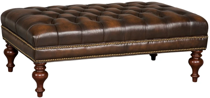 Hooker Furniture - Kingley Cocktail Ottoman - CO385-085 Brown / 30" X 48" X 19"