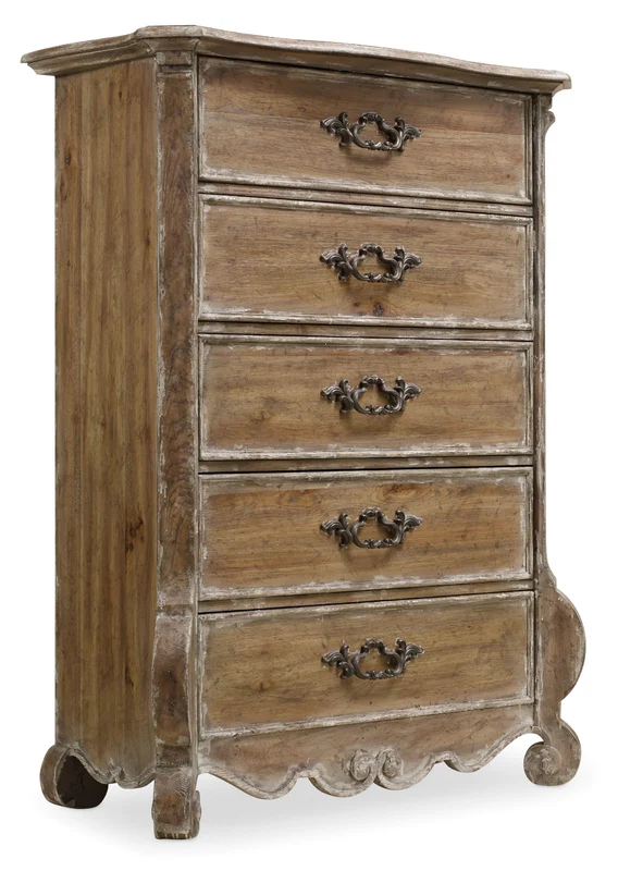 Hooker Furniture - Chatelet Chest - 5300-90010 Light Wood / 20.5" X 45.25" X 60.25"