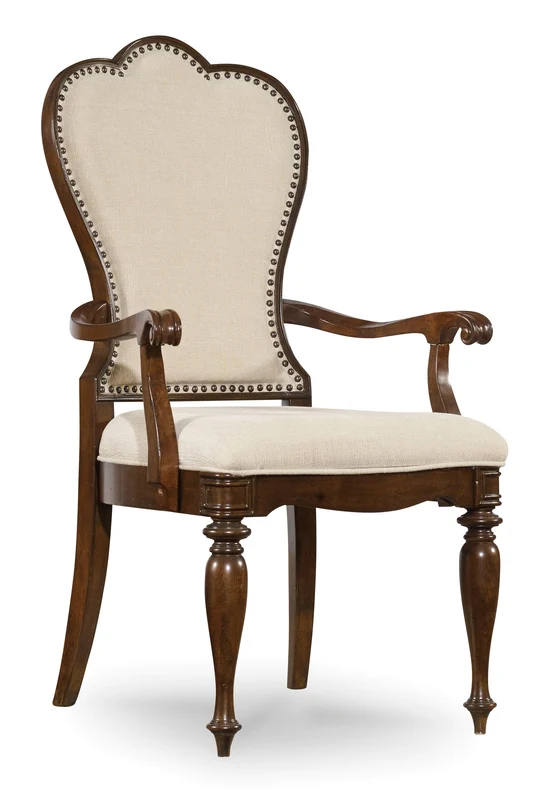Hooker Furniture - Leesburg Upholstered Arm Chair - Hooker Furniture - 5381-75400 Beige / 26.25" X 24" X 42.25"