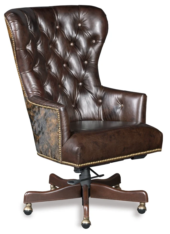 Hooker Furniture - Katherine Home Office Chair - EC448-087 Dark Brown / 31.5" X 25" X 44"