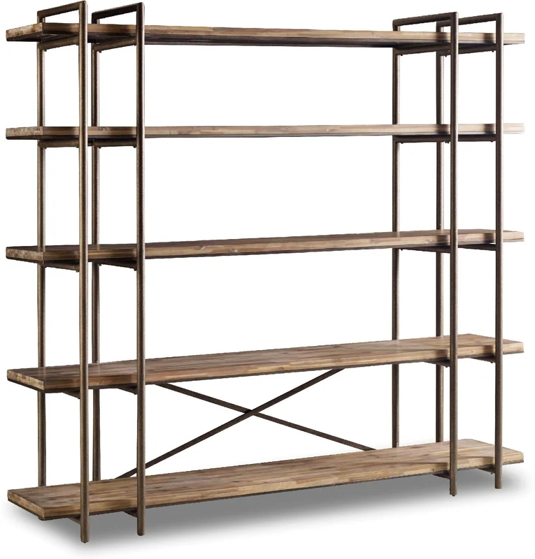 Hooker Furniture - Studio 7H Scaffold Entertainment Console - 5382-55494 Light Wood / 20" X 94" X 86"