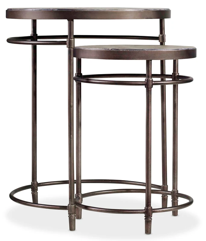 Hooker Furniture - Saint Armand Nest of Tables - 5601-50001 Bronze / 19" X 19" X 24.25"