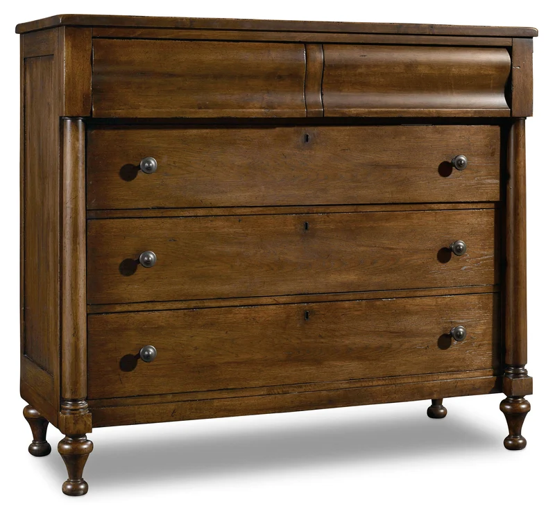 Hooker Furniture - Archivist Bureau - 5447-90011 Dark Wood / 20" X 50" X 44"