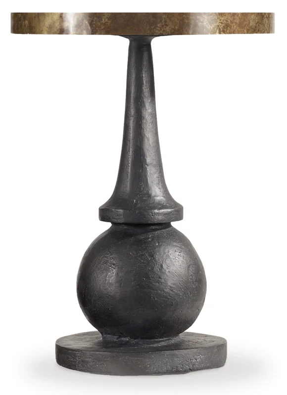 Hooker Furniture - Curata Accent Table - 1600-50003-MTL Black / 18" X 18" X 24"