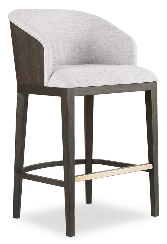 Hooker Furniture - Curata Upholstered Bar Stool - 1600-20860-DKW Beige / 23.75" X 24" X 41.25"