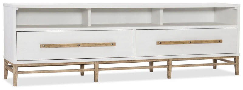 Hooker Furniture - Urban Elevation Low Entertainment Console - 1620-55488-WH White / 19.75" X 88" X 28"