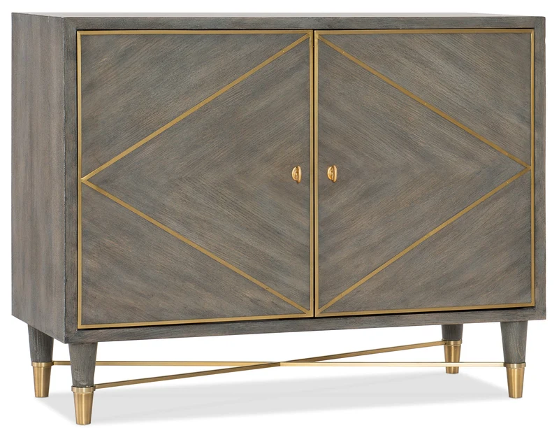 Hooker Furniture - Melange Breck Chest - 638-85392-GRY Grey / 19" X 42" X 33"