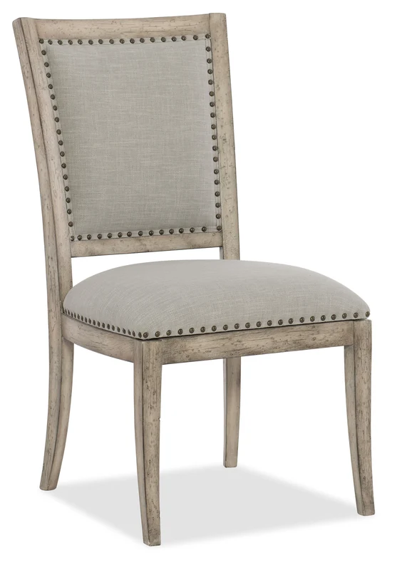 Hooker Furniture - Boheme Vitton Upholstered Side Chair - 5750-75410-LTWD White/Cream/Beige / 21" X 25.5" X 41"