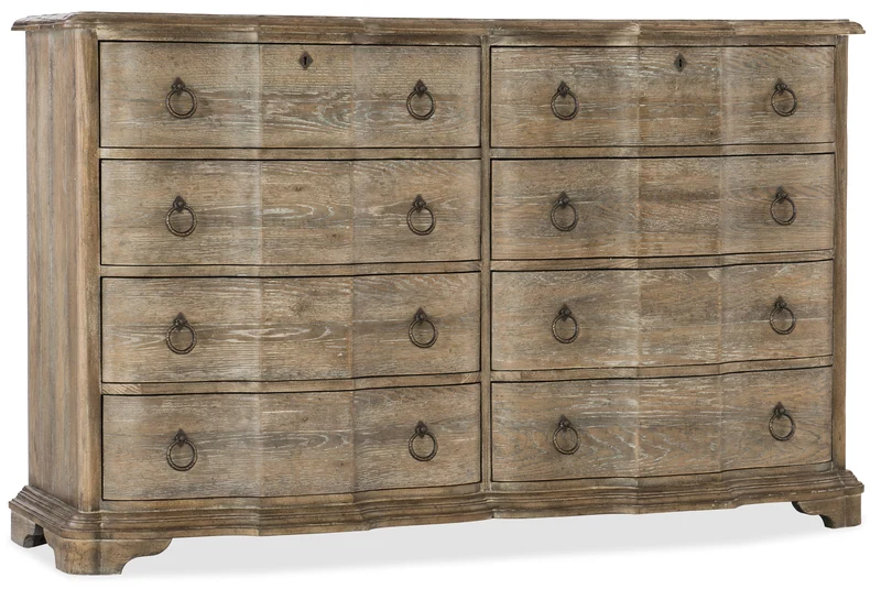 Hooker Furniture - Boheme Adante Dresser - 5750-90002-MWD Light Brown / 20" X 68.75" X 42.25"