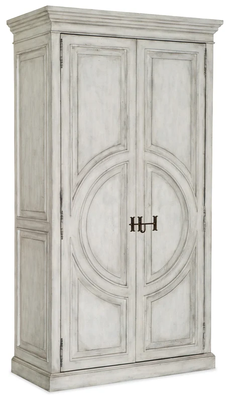 Hooker Furniture - Boheme Bilzen Wardrobe - 5750-90013-LTWD White/Cream/Beige / 24" X 48" X 88"