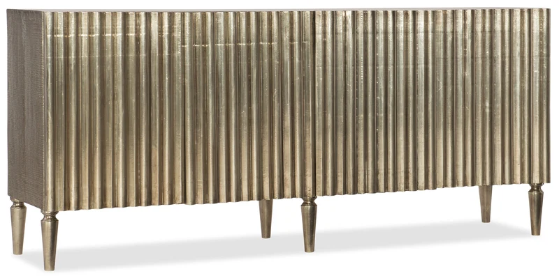 Hooker Furniture - German Silver Console - 5637-85001-SLV Silver / 18.5" X 78" X 35"