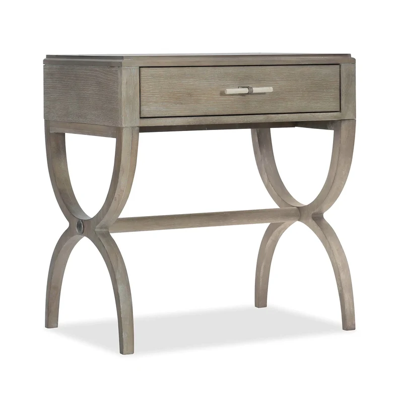 Hooker Furniture - Affinity Leg Nightstand - 6050-90015-GRY Grey / 18" X 28" X 29"