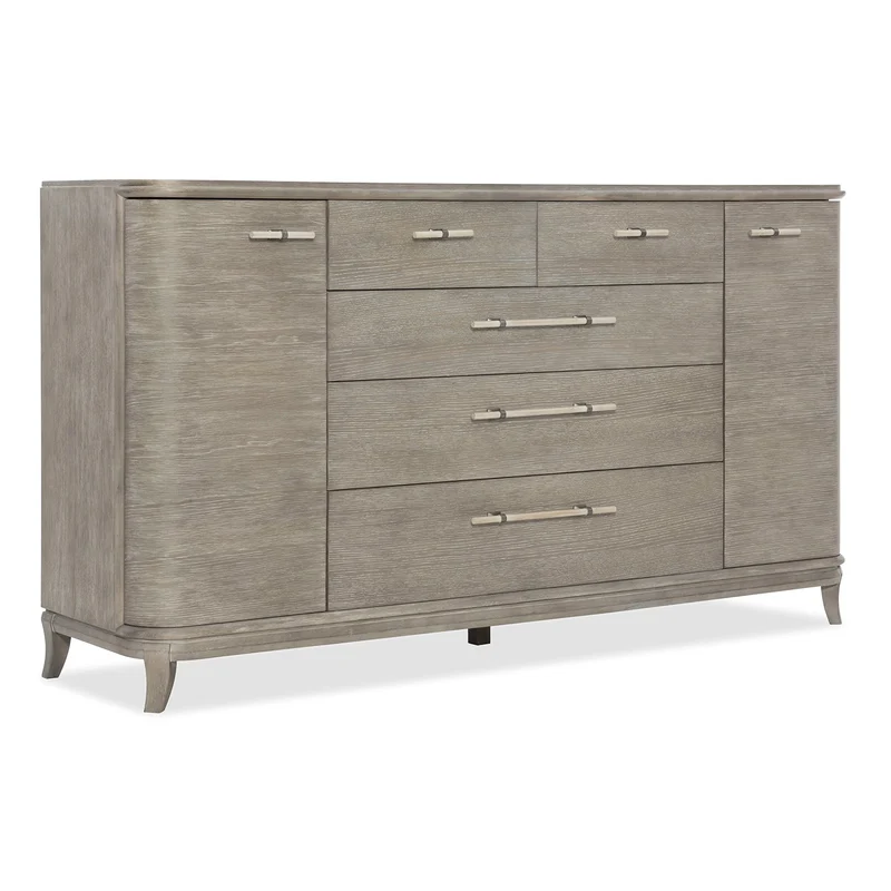 Hooker Furniture - Affinity Server - 6050-75907-GRY Grey / 18" X 68.5" X 37.75"